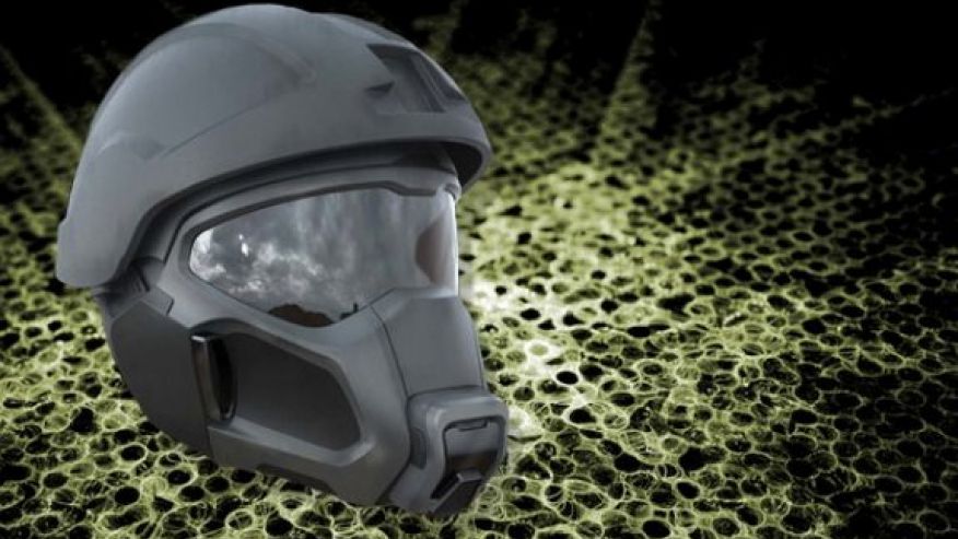 Air conditioned army helmet