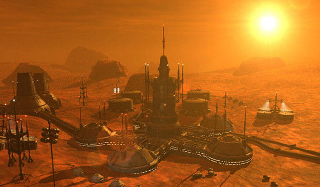 CW Sci-fi Mars Colony