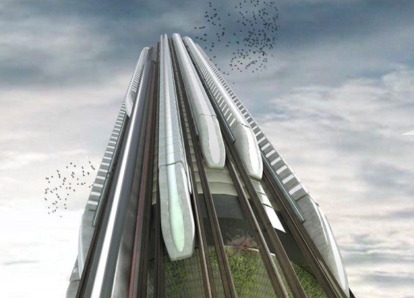 Death-defying Vertical Train