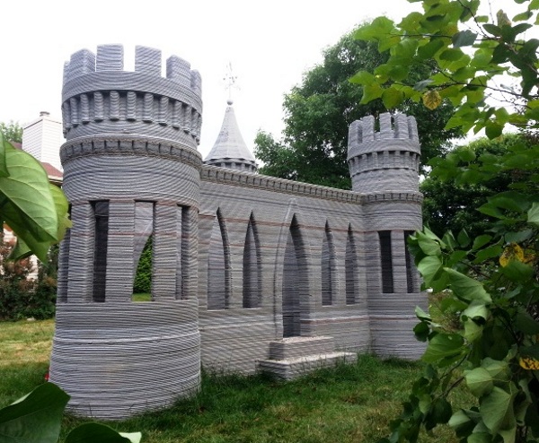 3D printed castle