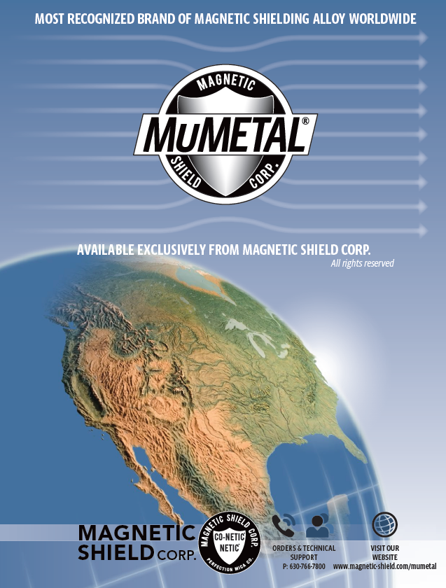 Magnetic Shield - MU-2 MuMetal PIP