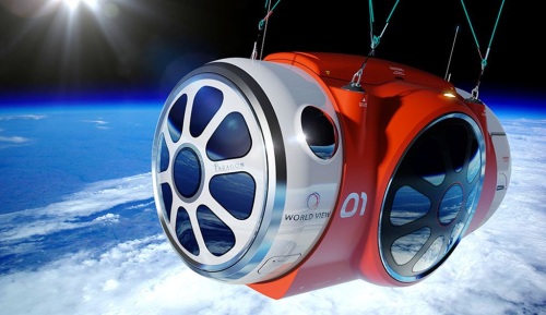 Worldview Experience - Capsule in space