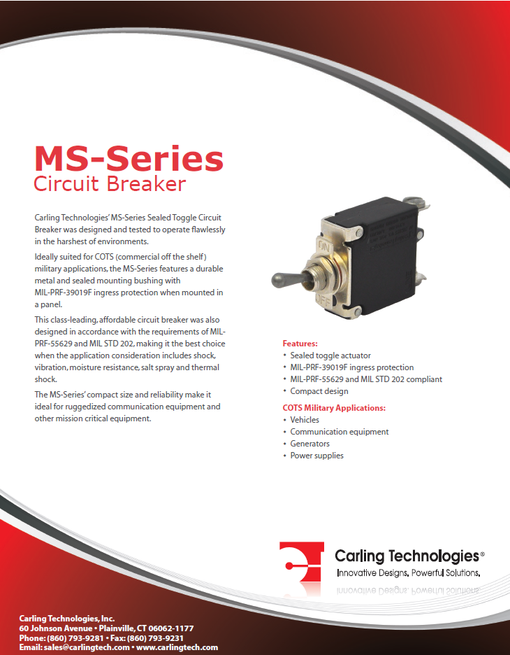 Carling Tech - MS-Series