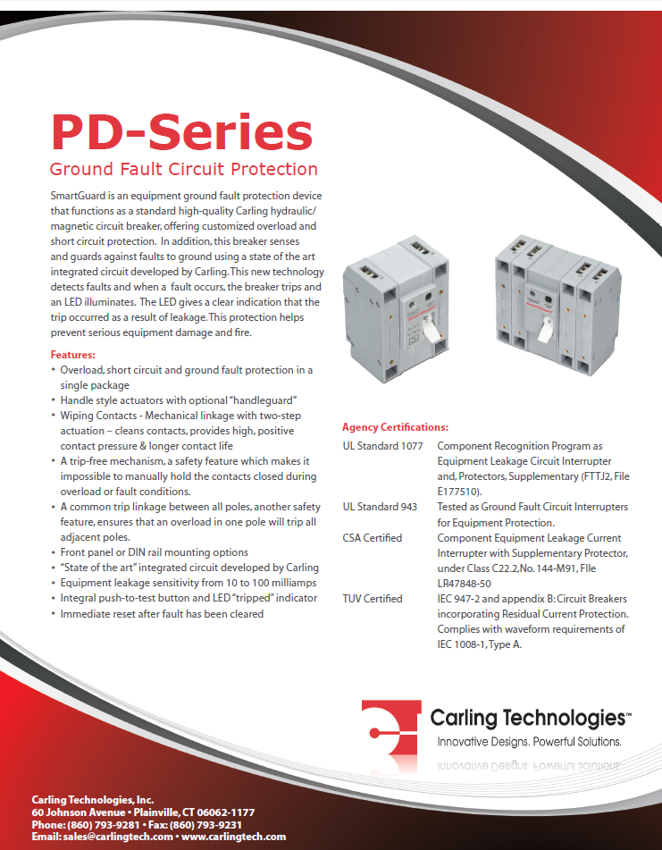 Carling Tech - PD-Series