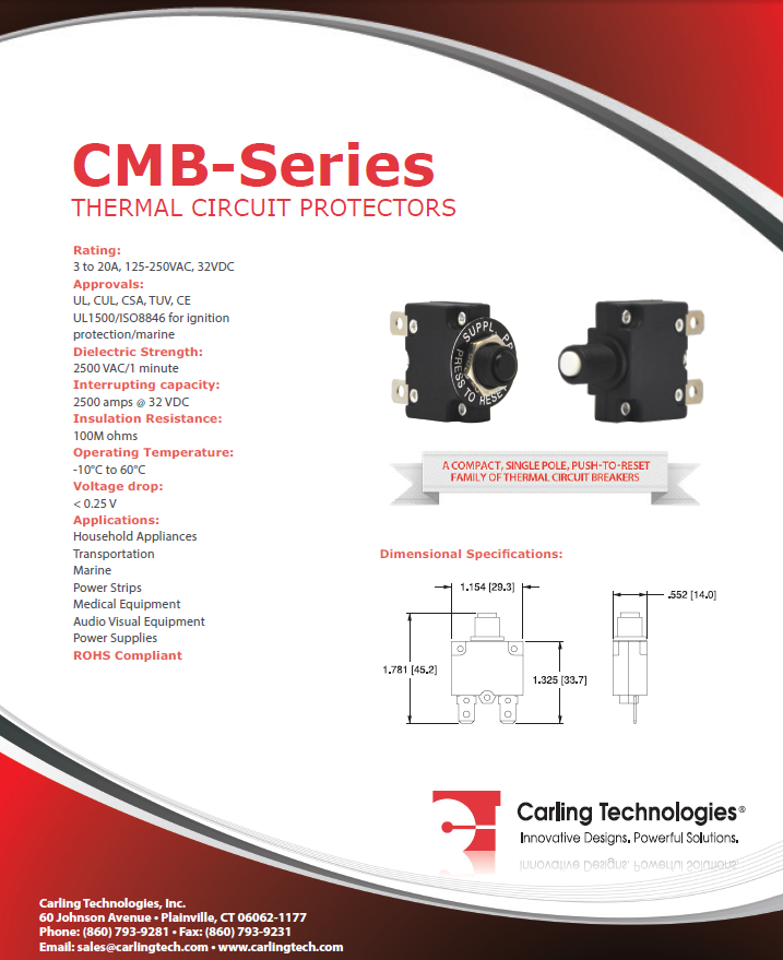 Carling Tech - CMB-Series