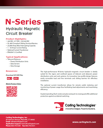 Carling Tech - N-Series hydraulic magnetic CB