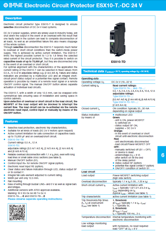 ETA - DESX10T DC24V_ENG Data Sheet