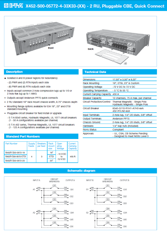 ETA - D-452-S00-0572-4-33X33_XX Data Sheet