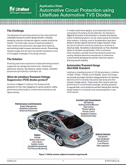 Littelfuse - Auto CP using TVS diodes