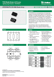 Littelfuse - TVs Diode Arrays SP