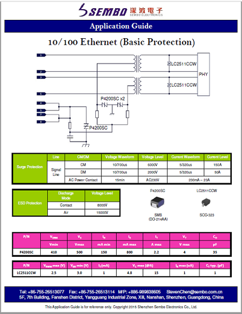 Sembo Electronics - Application guide