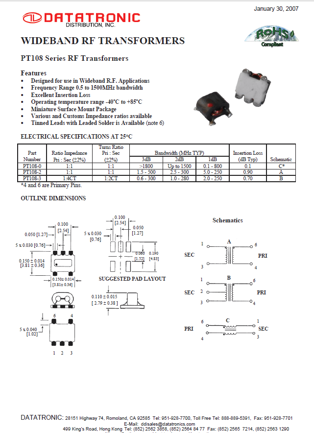 Datatronics - PT108