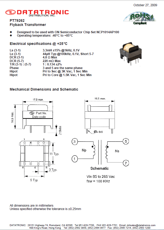 Datatronics - PT79262