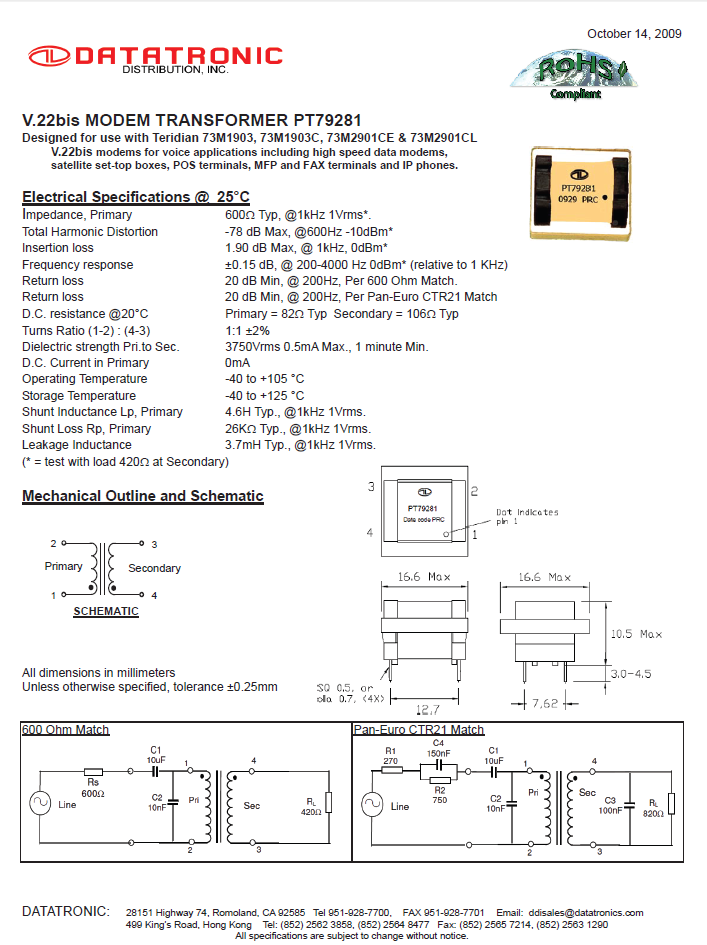 Datatronics - PT79281