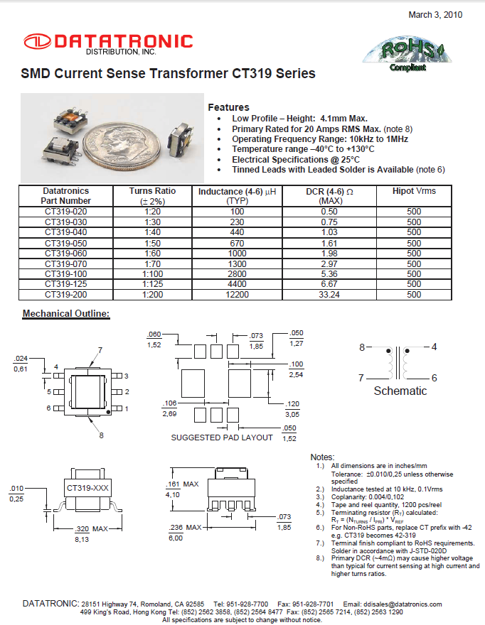 Datatronics - CT319