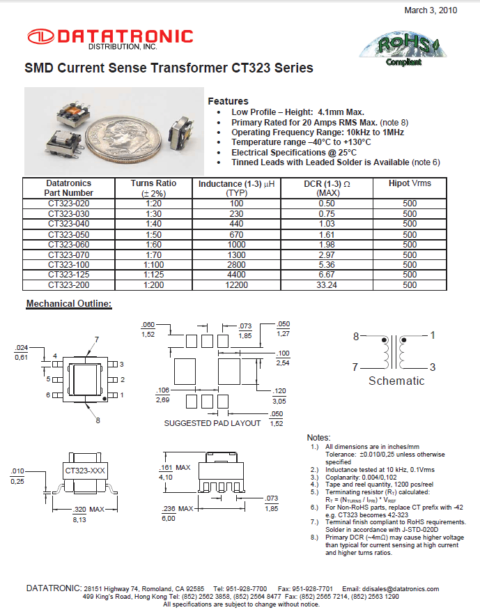 Datatronics - CT323