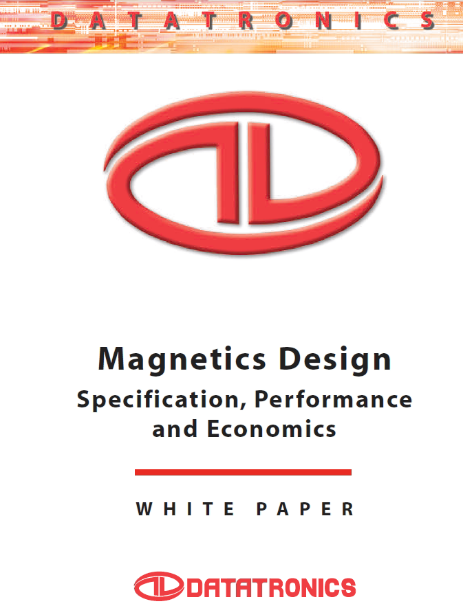 Datatronics - Magnetics Design