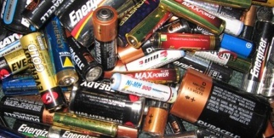 Pile of dead batteries