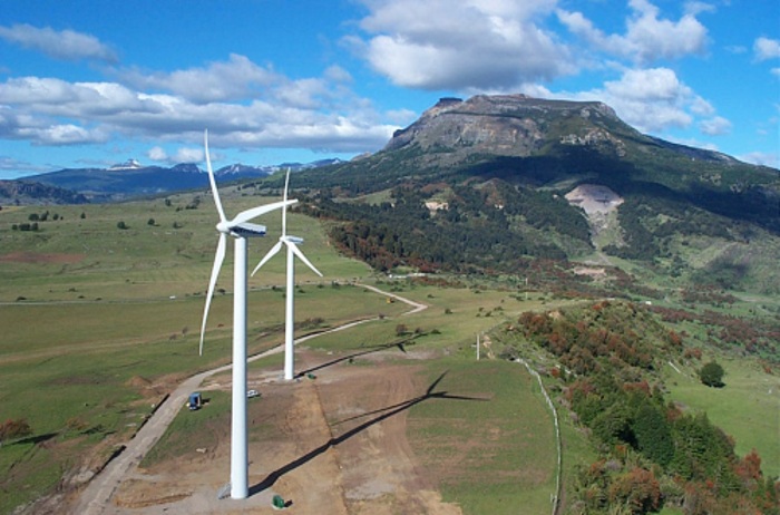 Wind power in valley