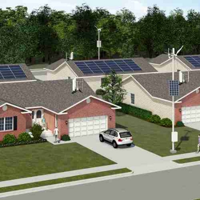 Solar panels on homes