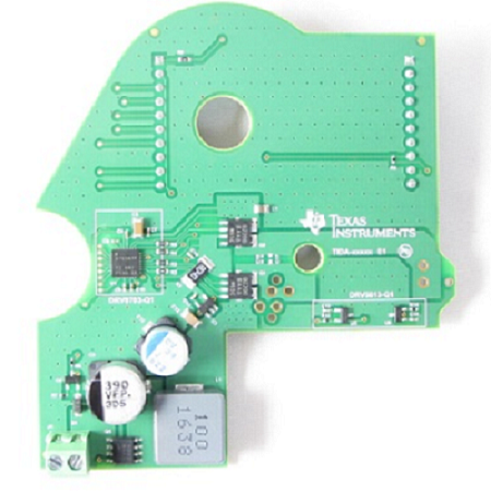 Small-footprint sunroof motor module reference design