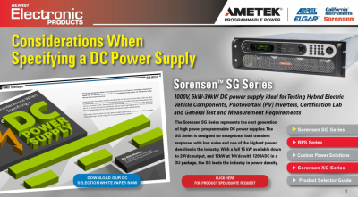 Considerations When Specifying a DC Power Supply