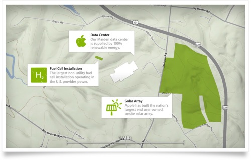 Apple renewable energy center