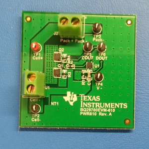 The bq297xy device provides the protection functions for Li-Ion/Li-Polymer cells, and monitors across the external power FETs for protection due to high charge or discharge currents. In addition, ther