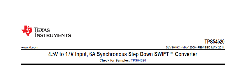 Texas Instruments-TPS54620