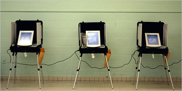 Electronic voting machines