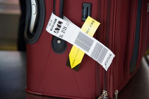 Baggage with RFID tags