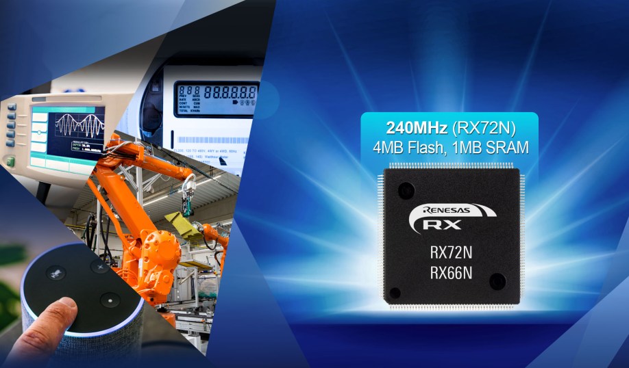 Renesas Electronics’ 32-bit RX72N and RX66N MCUs