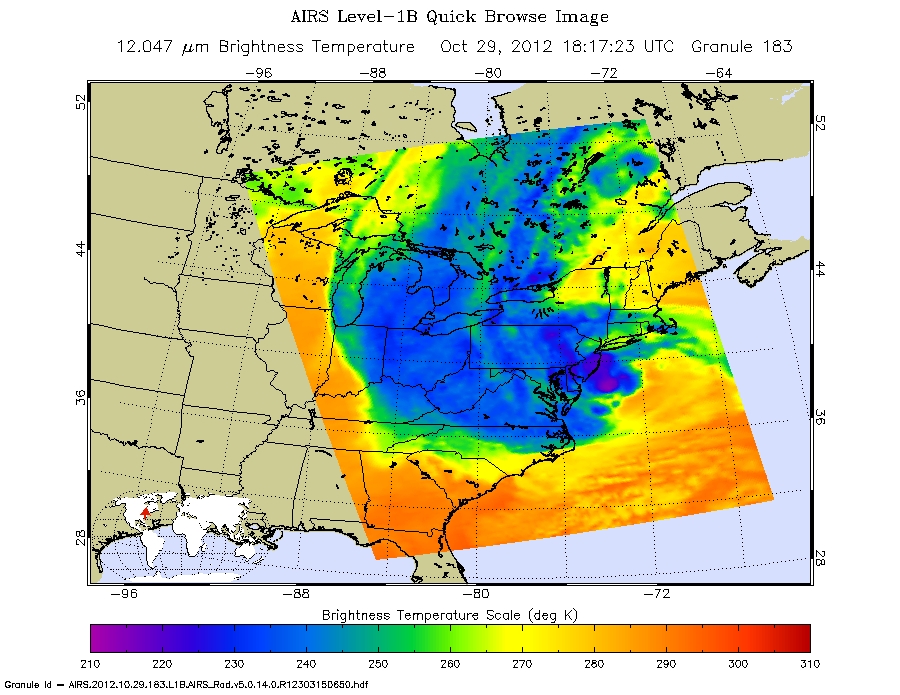 Hurricane Sandy Image of the Day