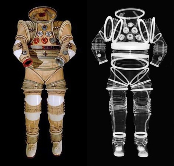 X-ray of space suit