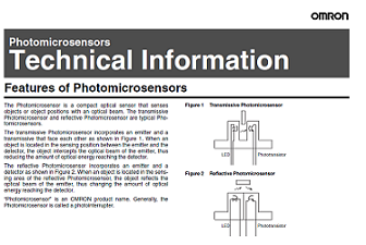 OMRON - Photomicrosensors