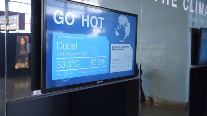 Local weather report on Dubai