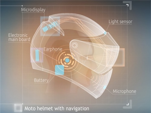 LiveMap helmet components