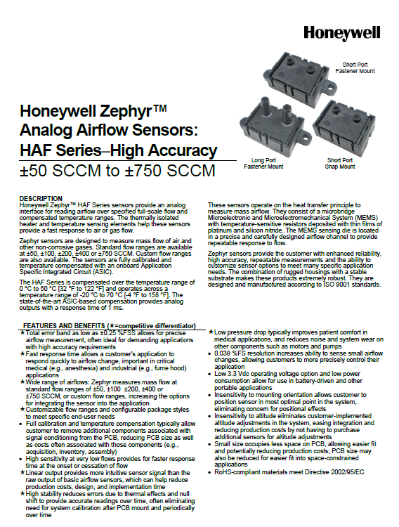 Honeywell S&C - HAF Series