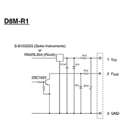 OMRON - D8M pressure sensors blk diagram