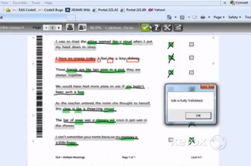 Xerox Test Grader 02