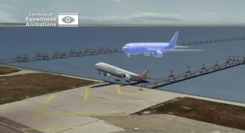 Asiana Flight 214 video simulation