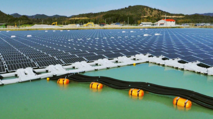 Kyocera floating solar plant - 2