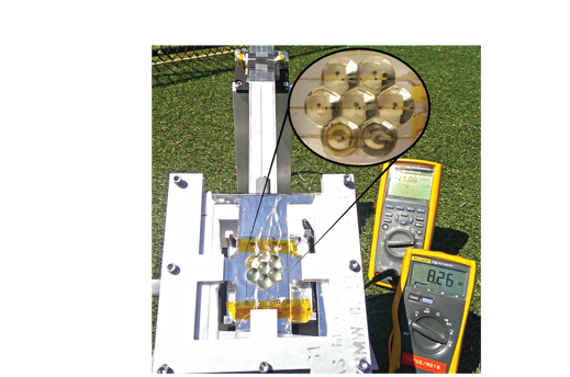 CPV solar cell array