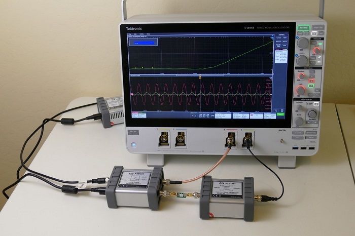 Picotest-J2161A-2-Port-Scope-Setup