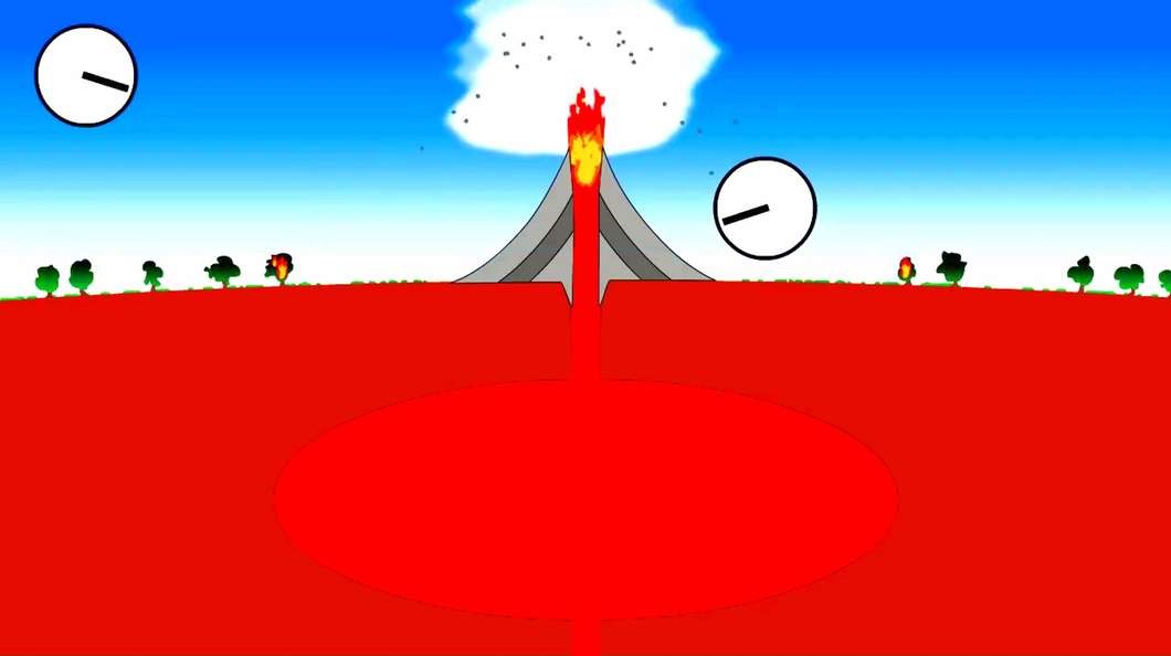 Atomic Clock Volcano