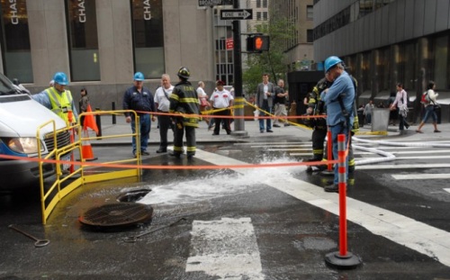 Manhole explosion