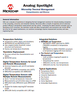 Microchip - Thermal Management lit & cat