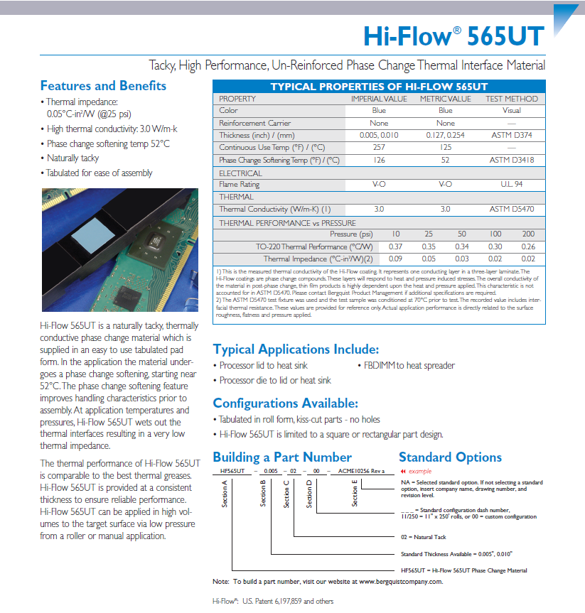 Bergquist Hi-Flow 565UT