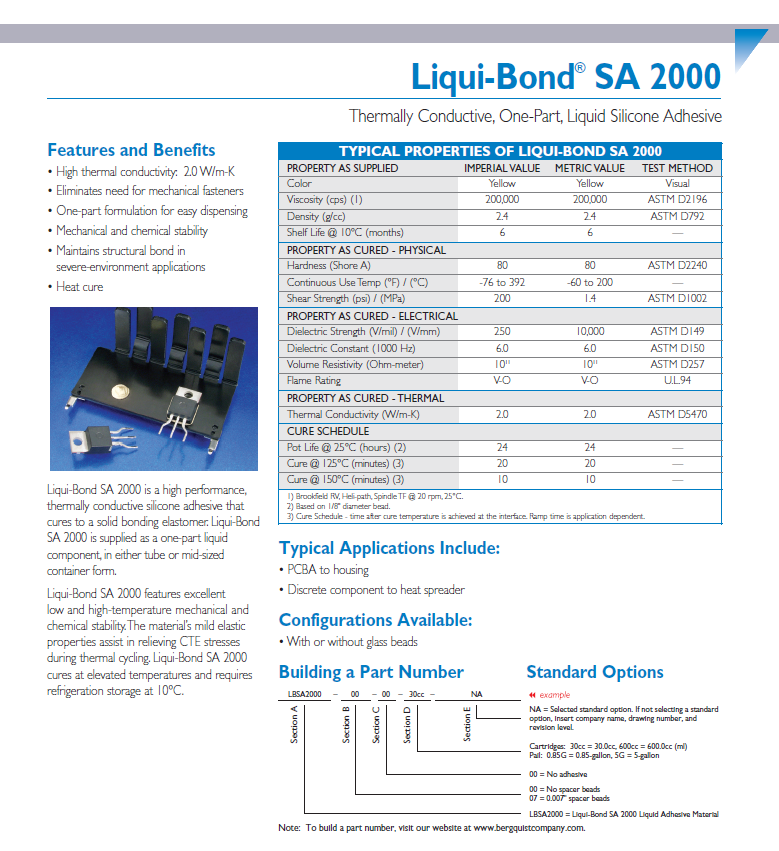 Bergquist Liqui-Bond SA 2000