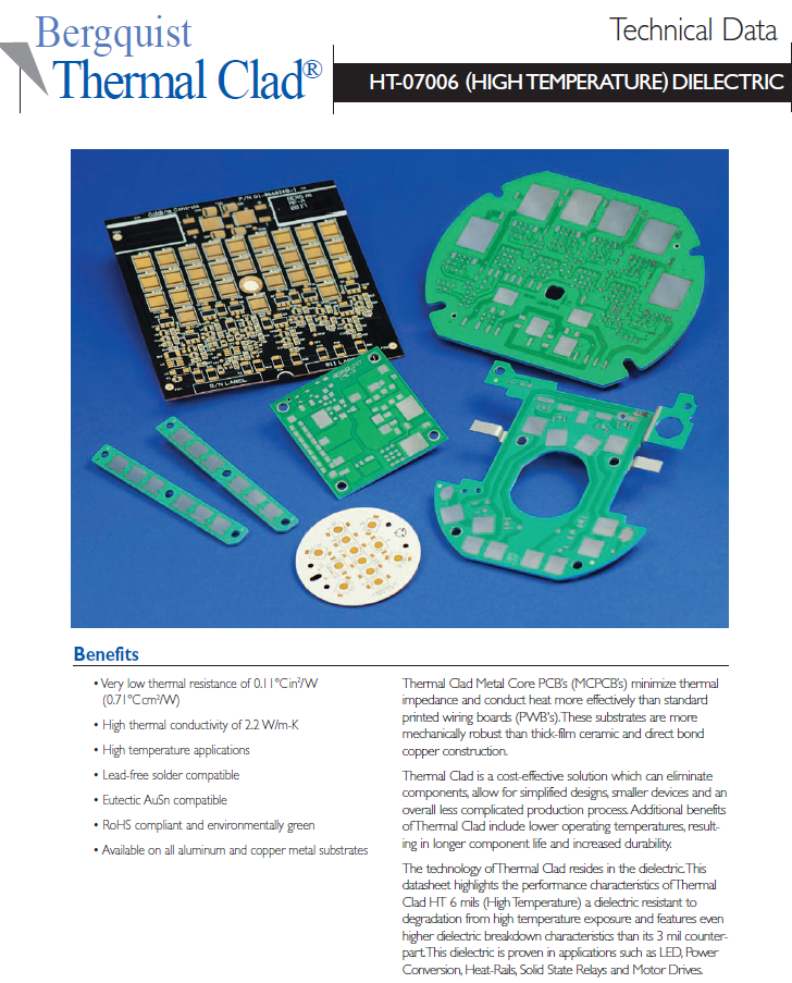 Bergquist Thermal Clad HT-07006